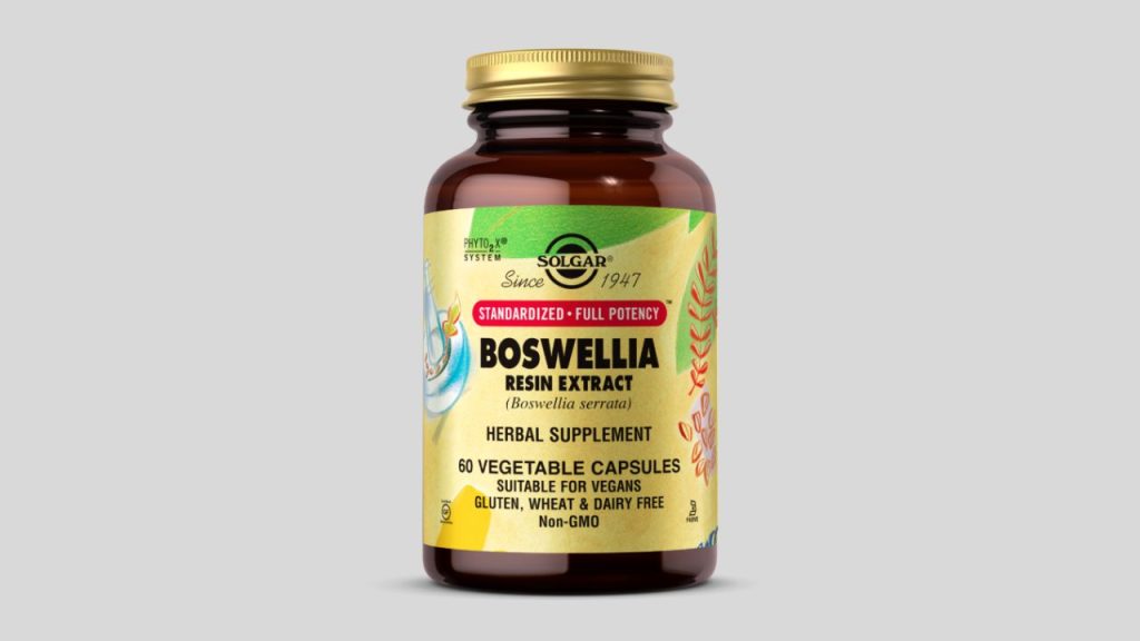 Solgar Boswellia Resin Extract, 60 Vegetable Capsules