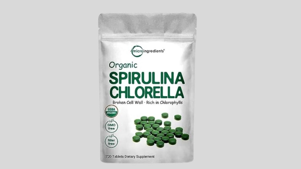 organic chlorella spirulina tablets