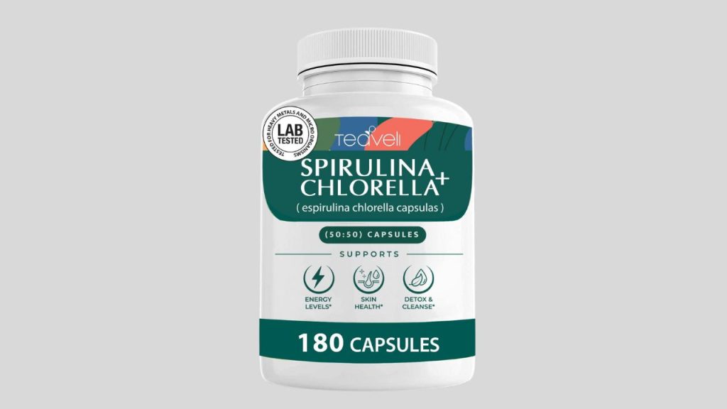 Organic Spirulina and Chlorella Capsules