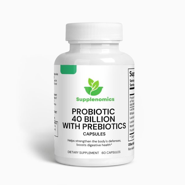 Probiotic Max For Healthy Gut - Probiotic 40 Billion with Prebiotics